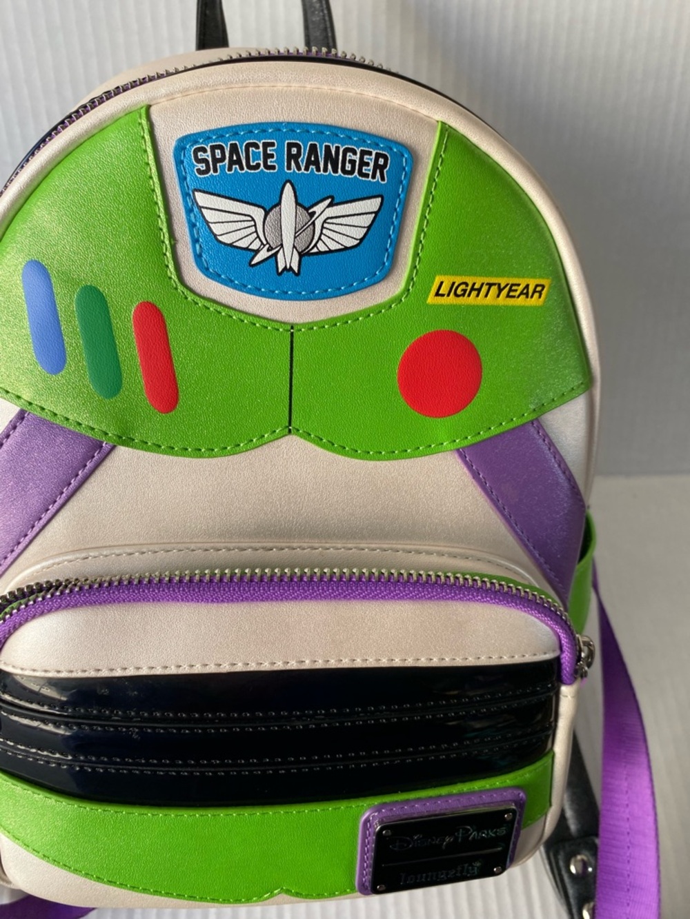 Loungefly Disney Parks Toy Story Buzz Lightyear Mini Backpack Space Ranger - Picture 7 of 12